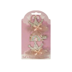 Barrettes arc en ciel et couronne>STELLA Outlet
