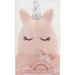 Brosse à cheveux licorne - Rose><noscript><img width=