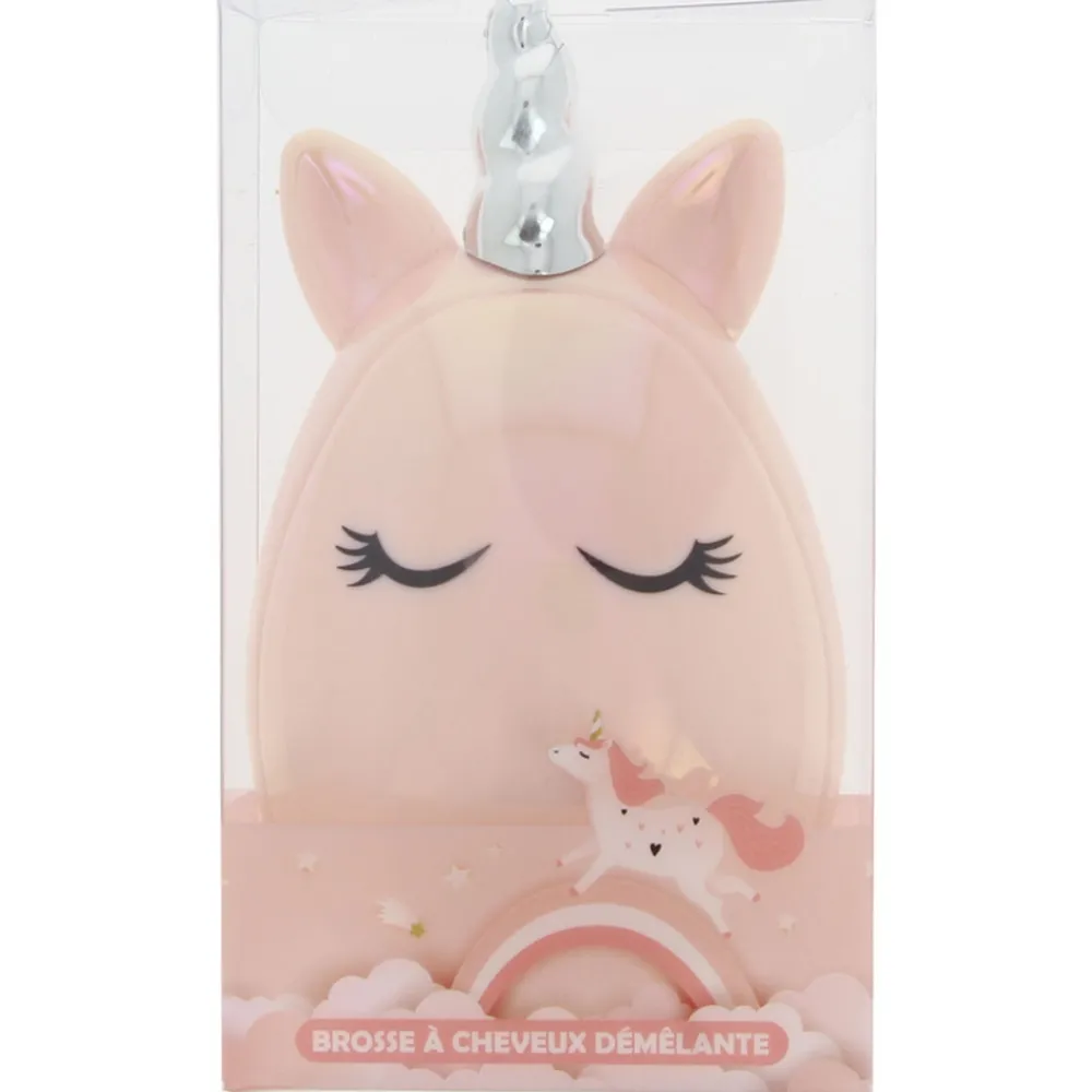 Brosse à cheveux licorne - Rose>STELLA Sale