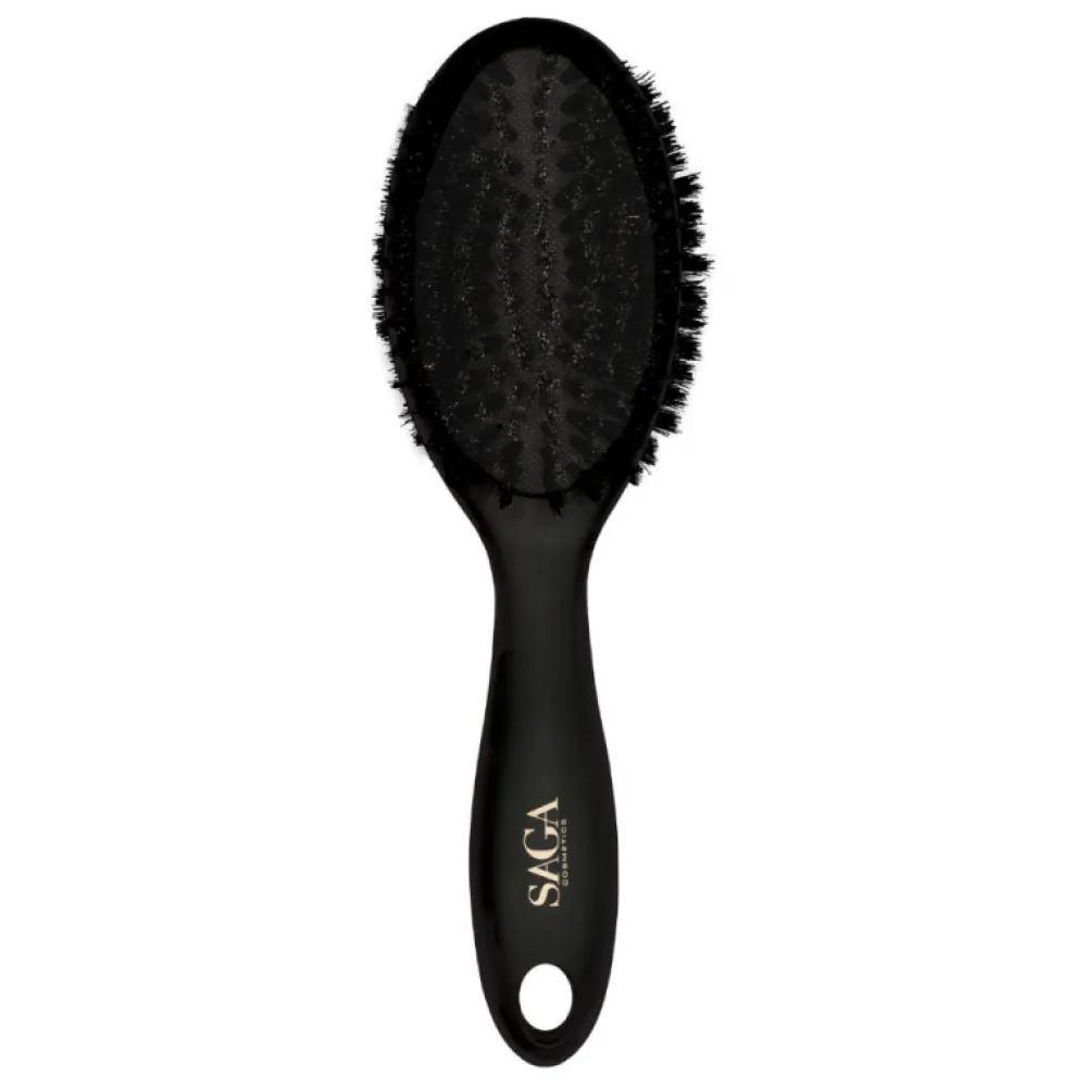 Brosse lissante - Poils de sanglier et fibre de nylon>SAGA Discount