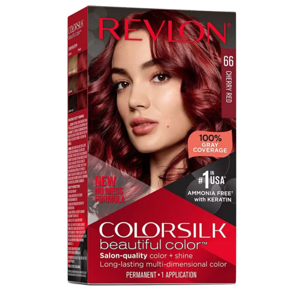 Coloration cheveux Colorsilk - 66 rouge cerise>REVLON New