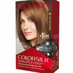 Coloration cheveux Colorsilk - 54 châtain clair doré>REVLON Hot