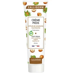 Crème pieds nourrissante - Huile de noisette Bio>CALLIDERM Discount