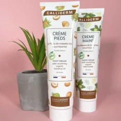 Crème pieds nourrissante - Huile de noisette Bio>CALLIDERM Discount
