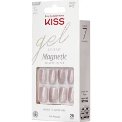 Faux ongles courts - Effet magnetique nude>KISS USA Discount