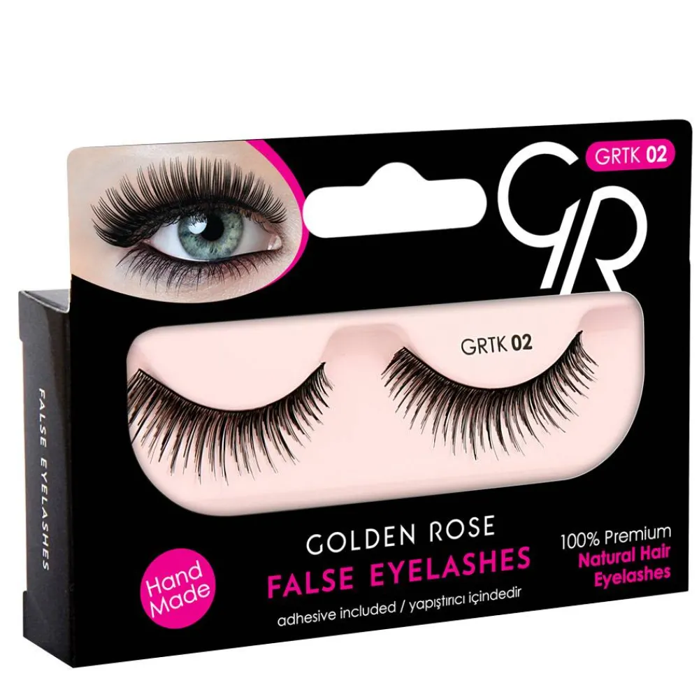 Faux-cils Naturels - 02>GOLDEN ROSE New