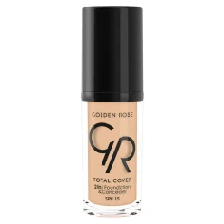 Fond de teint et correcteur 2 en 1 - Total Cover - N02 Ivory>GOLDEN ROSE Clearance