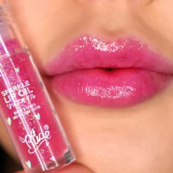 Huile lèvres paillette manga - Strawberry>RUDE COSMETICS Discount
