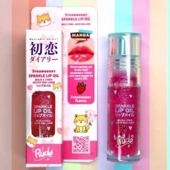 Huile lèvres paillette manga - Strawberry><noscript><img width=