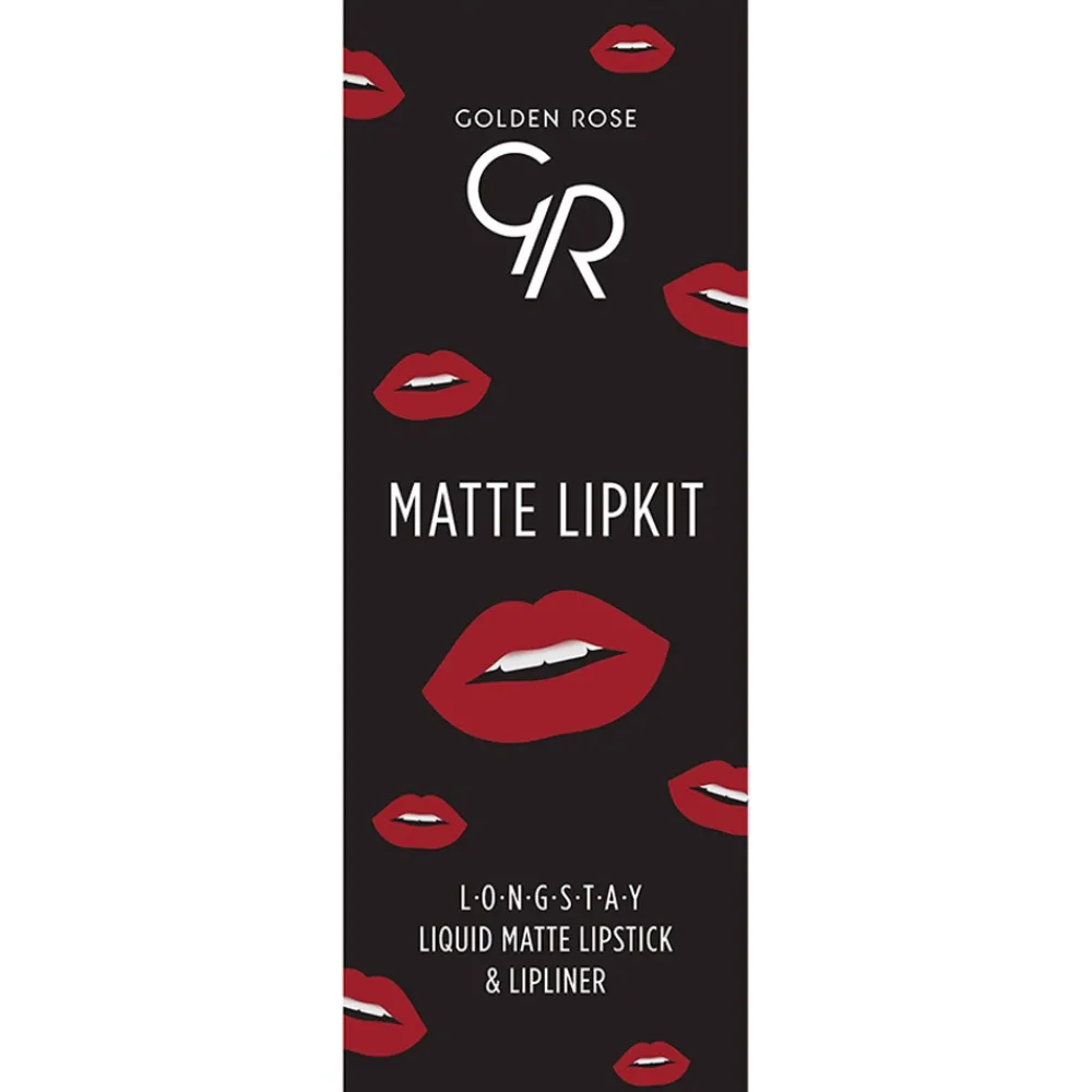 Kit lèvres Matte lipkit - Scarlet red>GOLDEN ROSE Online