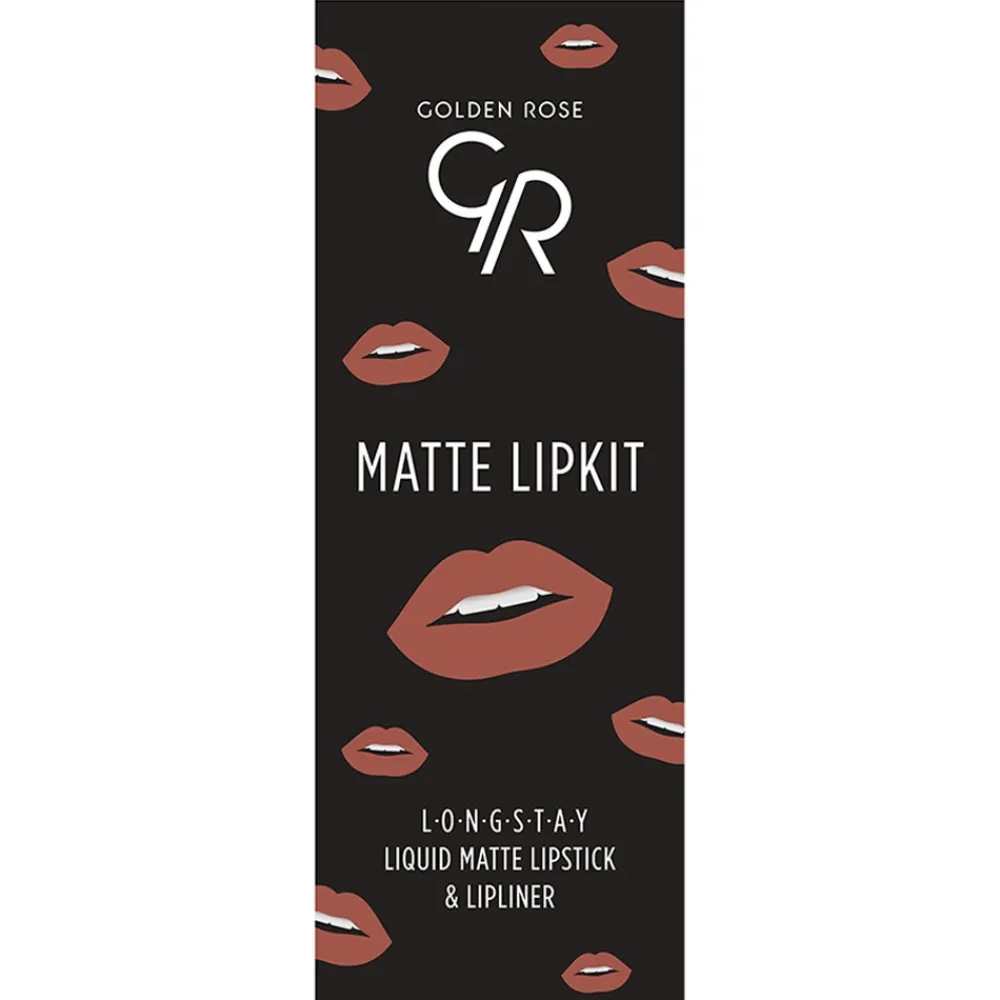 Kit lèvres Matte lipkit - Warm sable>GOLDEN ROSE Online