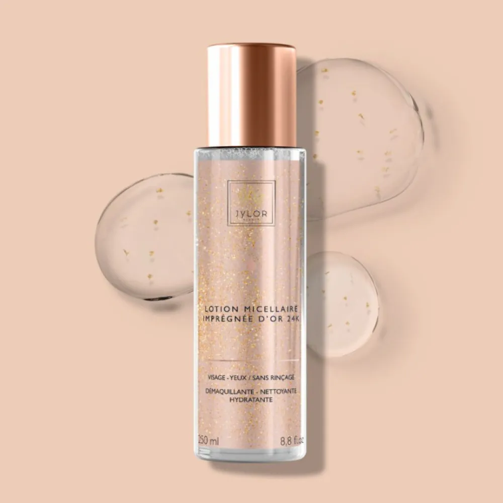 Lotion micellaire or 24K>JYLOR Fashion