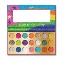 Palette 21 fards à paupières - United shades of glitter>RUDE COSMETICS Hot