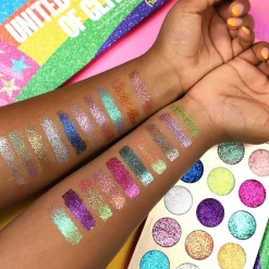Palette 21 fards à paupières - United shades of glitter>RUDE COSMETICS Hot