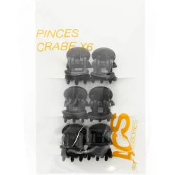 Pince cheveux crabe noire moyenne x6>ACS Best