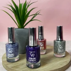 Vernis à ongles - 605 paillettes bleues>GOLDEN ROSE Sale